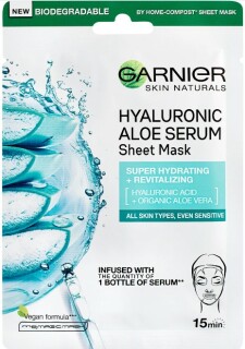 Garnier Skin Naturals Hyaluronic Aloe Textile Mask 1 szt.