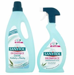 Sanytol Duopack Floor Disinfectant 1l + Spray Universal 500 ml