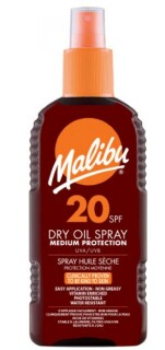 Malibu Dry Oil Spray SPF20 suchy olejek do opalania 200 ml
