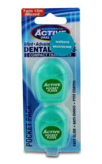 Beauty Formulas ACTIVE ORAL CARE_Mint Dental Floss woskowana miętowa nić dentystyczna z miętą
fluor 2x12 metrów"