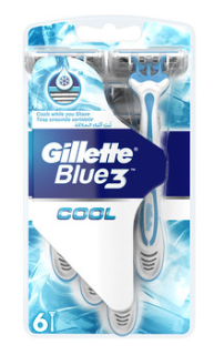 Gillette Blue III COOL gotowe maszynki do golenia 6 szt