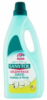 Sanytol Disinfectant For Floors And Surfaces Citron 1 l