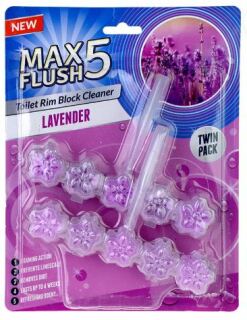 Max Flush 5 Lavender WC block 2 x 45 g