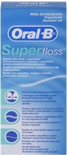 Oral B Super Floss taśma dentystyczna 50m