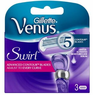 Gillette Venus Swirl wymienna głowica goląca dla kobiet 3 szt.