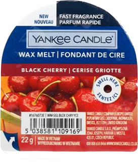 Yankee Candle Black Cherry pachnący wosk 22 g