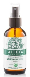 Alteya Organics White Rose Woda różana w szkle 120 ml