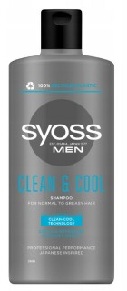 Syoss Clean & Cool Men szampon do włosów dla mężczyzn 500 ml