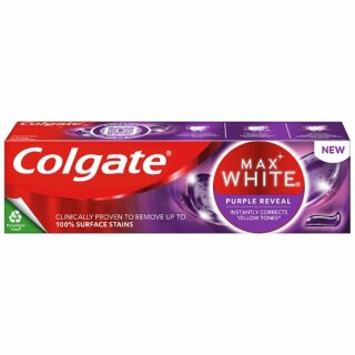 Pasty do zębów Colgate 75 ml Max White Purple RevealPasta do zębów Colgate
 75 ml Max White Purple Reveal