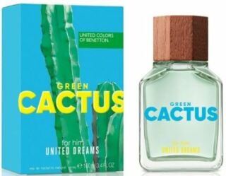 Benetton United Dreams Green Cactus Eau de Toilette 100 ml (Bazar, Unpacked + 1 sprayed) - BAZAR
