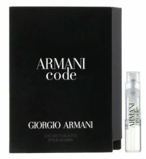Giorgio Armani Black Code men's eau de toilette 1,2 ml sample