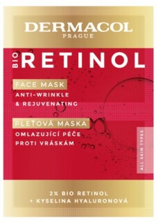Dermacol Bio Retinol Face Mask 2 x 8 ml
