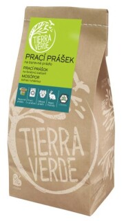 Tierra Verde Soapnut Washing Powder For Coloured Laundry - paper bag 850 g