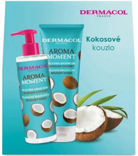 Zestaw upominkowy Dermacol Aroma Moment Brazilian Coconut (mydło w płynie 250 ml, żel pod prysznic 250 ml)