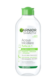 Garnier Combination & Sensitive Skin Woda micelarna do skóry mieszanej i wrażliwej 400 ml