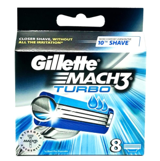 Gillette Mach3 Turbo 8szt