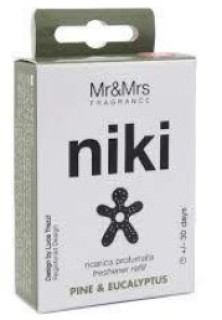 Mr & Mrs Fragrance Niki Pine & Eucalyptus - odświeżacz do samochodu napełnienie