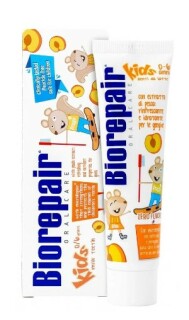 Biorepair Kids Brzoskwiniowa pasta do zębów dla dzieci 0-6 lat 50 ml