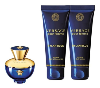 Versace pour Femme Dylan Blue SET I. EDP W 5 ml + body lotion 25 ml + shower gel 25 ml