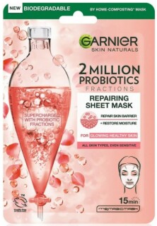 Garnier Skin Naturals 2 Miliony Probiotyków Maska tekstylna z probiotykami 1 szt.