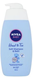 Nivea Baby 2 w 1 szampon i płyn do kąpieli dla dzieci 500 ml