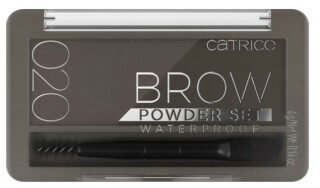 Catrice Brow Powder Set Waterproof Brow Palette 020 Ash Brown 4 g