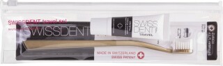 Swissdent Crystal Travel Set - pasta do zębów 10 ml + szczoteczka do zębów