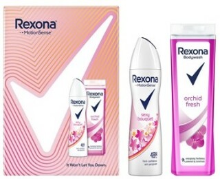 Rexona Sexy Bouquet Women Gift Set ( Shower Gel 250 ml + Antiiperspirant 150 ml)