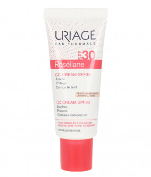 Uriage Roseliane CC krem do skóry wrażliwej z tendencją do zaczerwienień 40 ml