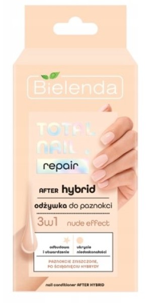 Bielenda Total Nail Repair odżywka do paznokci After Hybrid 3w1 10 ml