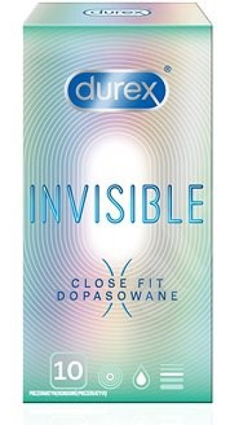 Durex Invisible Close Fit prezerwatywy dopasowane