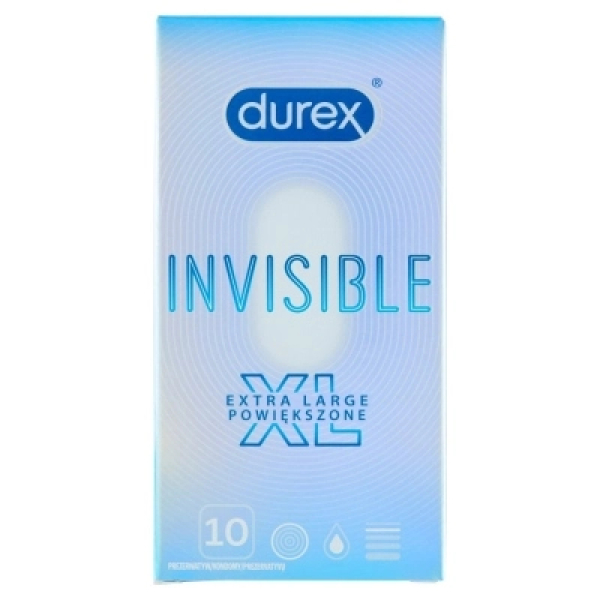 Durex Invisible Extra Large prezerwatywy powiększone